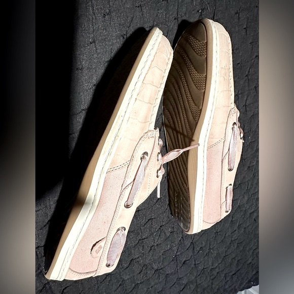 Sperry Bida Croc Nubuck Topsider Boat Shoes Size - Picture 4 of 5